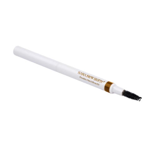 Sana Карандаш для бровей мягкий пудровый (светло-коричневый) - Ewborn powdery pencil brow ex #02,1шт — изображение 2