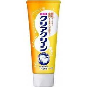 KAO Паста зубная с микрогранулами «вкус апельсина» - Clear clean fresh citrus, 120г
