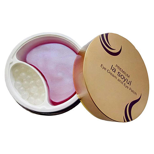 La Soyul Патчи+крем для кожи вокруг глаз - Premium eye cream and eye patch, 30шт+10г