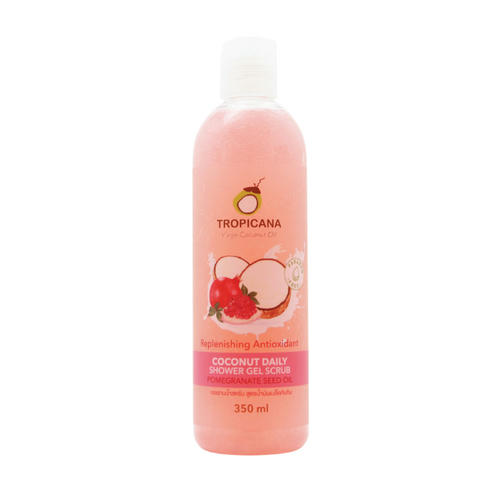Tropicana Гель-скраб для душа «кокос и масло гранатовых косточек» - Coconut gel scrub, 350мл