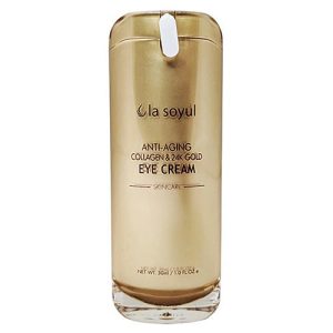 La Soyul Крем для глаз с коллагеном и золотом - Anti-aging collagen & 24k gold eye cream, 30мл