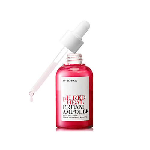 So Natural Крем-сыворотка на основе кислот - Ph red heal cream ampoule, 55мл