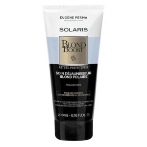 EUGENE PERMA, Бальзам для волос обогащенный кокосовым маслом "Полярный блонд" Solaris, 200 мл