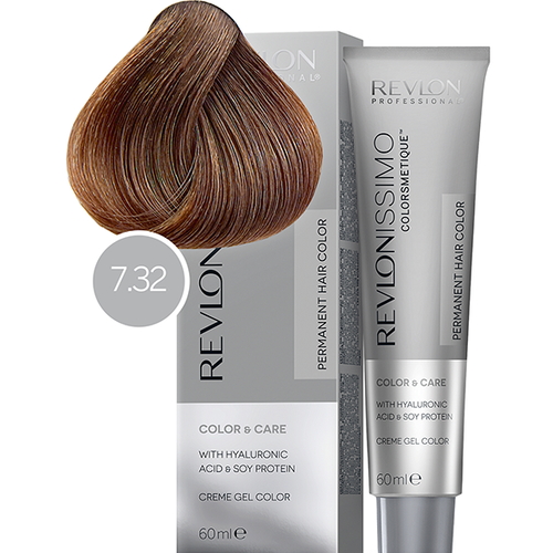 REVLON, Крем-краска для волос Revlonissimo Colorsmetique 7.32, 60 мл