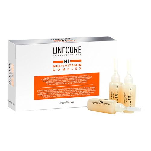 HIPERTIN, Средство с мультивитаминным комплексом для волос LINECURE, 12х10 мл