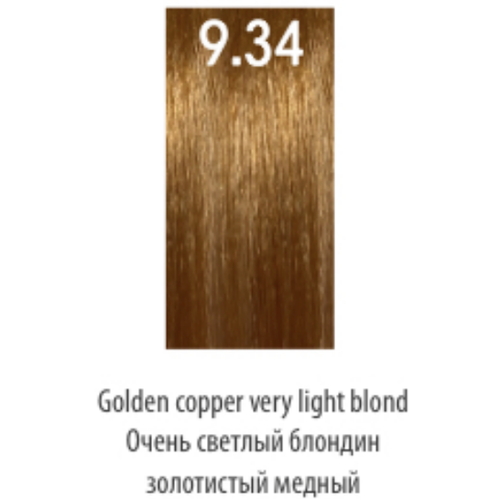 LUXOR, Стойкая крем-краска для волос LuxColor 9/34, 100 мл