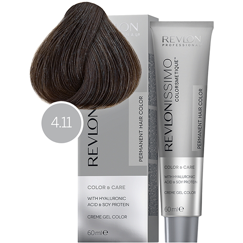 REVLON, Крем-краска для волос Revlonissimo Colorsmetique 4.11, 60 мл