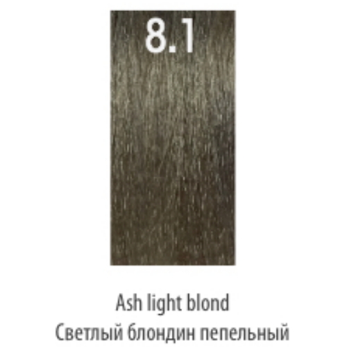 LUXOR, Стойкая крем-краска для волос LuxColor 8/1, 100 мл