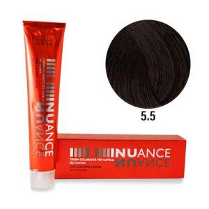 PUNTI DI VISTA, Крем-краска для волос с керамидами Nuance 5.5, 100 мл
