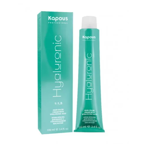 KAPOUS, Перманентная крем-краска для волос с гиалуроновой кислотой Hyaluronic Acid 6.66, 100 мл — изображение 2