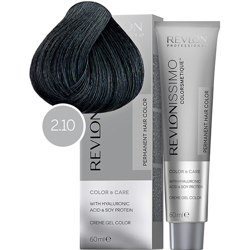 REVLON, Крем-краска для волос Revlonissimo Colorsmetique 2.10, 60 мл