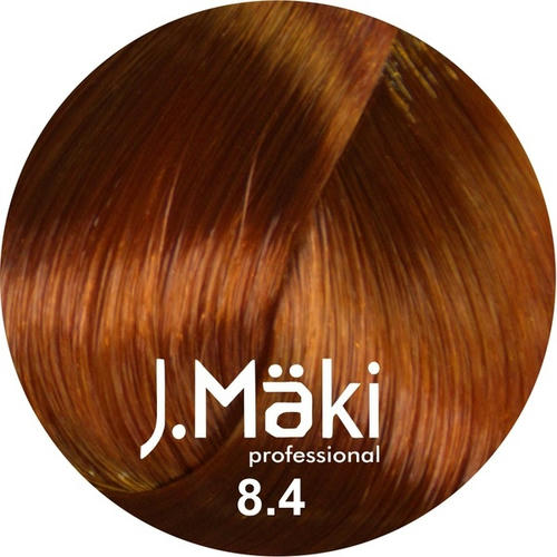 J.MAKI, Стойкий краситель для волос Hair Color 8/4, 60 мл