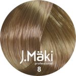 J.MAKI, Стойкий краситель для волос Hair Color 8/0, 60 мл