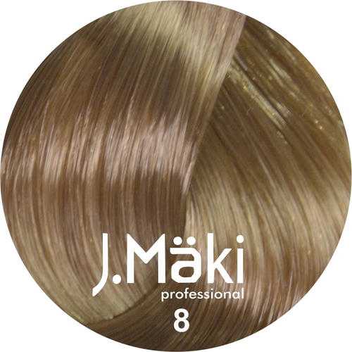 J.MAKI, Стойкий краситель для волос Hair Color 8/0, 60 мл