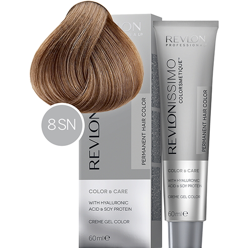 REVLON, Крем-краска для волос Revlonissimo Colorsmetique 8SN, 60 мл