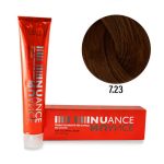 PUNTI DI VISTA, Крем-краска для волос с керамидами Nuance 7.23, 100 мл