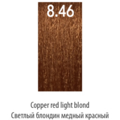 LUXOR, Стойкая крем-краска для волос LuxColor 8/46, 100 мл