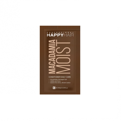 HAPPY HAIR, Кондиционер для волос набор саше Macadamia Moist, 100*10 мл