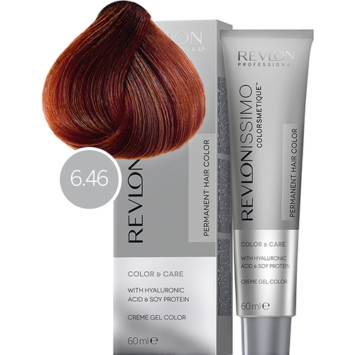 REVLON, Крем-краска для волос Revlonissimo Colorsmetique 6.46, 60 мл