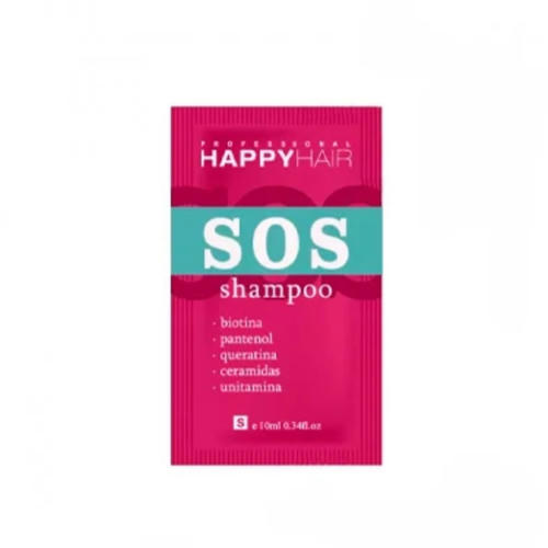 HAPPY HAIR, Шампунь для волос набор саше SOS Home Line, 10*10 мл