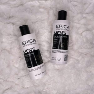 EPICA, Набор универсальный мужской шампунь для волос и тела, 250 мл. + мужской кондиционер с охлаждающим эффектом, маслом апельсина и экстрактом бамбука, 250 мл