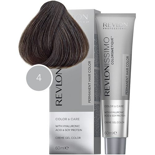 REVLON, Крем-краска для волос Revlonissimo Colorsmetique 4, 60 мл