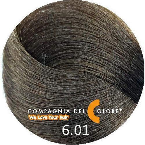 COMPAGNIA DEL COLORE, Стойкая низкоаммиачная краска для волос 6.01, 100 мл