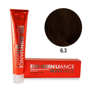 PUNTI DI VISTA, Крем-краска для волос с керамидами Nuance 6.3, 100 мл