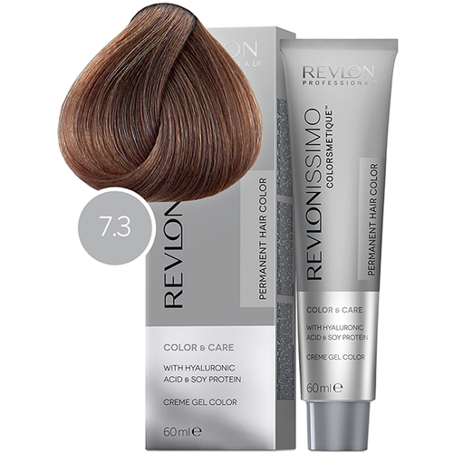 REVLON, Крем-краска для волос Revlonissimo Colorsmetique 7.3, 60 мл