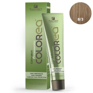 FAUVERT, Перманентный краситель с олеопротектором жожоба Colorea 8/3, 100 мл