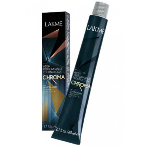 LAKME, Перманентная крем-краска для волос без аммиака Chroma 6/55, 60 мл — изображение 2