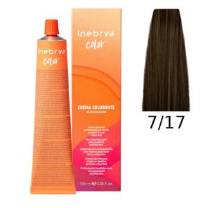 INEBRYA, Крем-краска для волос Color Professional 7/17, 100 мл