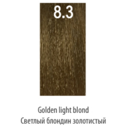 LUXOR, Стойкая крем-краска для волос LuxColor 8/3, 100 мл