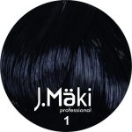 J.MAKI, Стойкий краситель для волос Hair Color 1/0, 60 мл