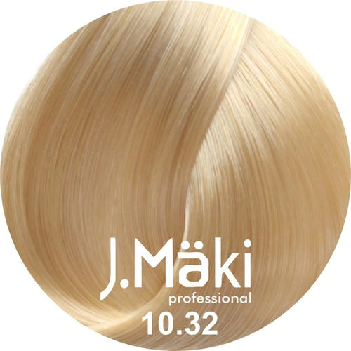 J.MAKI, Стойкий краситель для волос Hair Color 10/32, 60 мл