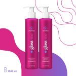 NANO BRAZIL, Набор для волос GLOSS ME (шаг 1 + шаг 2), 2х1000 мл