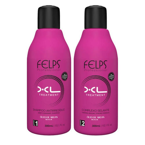 FELPS, Кератин для волос комплект XL Treatment, 300/300 мл