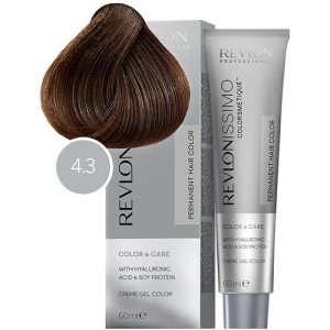 REVLON, Крем-краска для волос Revlonissimo Colorsmetique 4.3, 60 мл