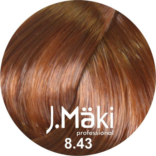 J.MAKI, Стойкий краситель для волос Hair Color 8/43, 60 мл