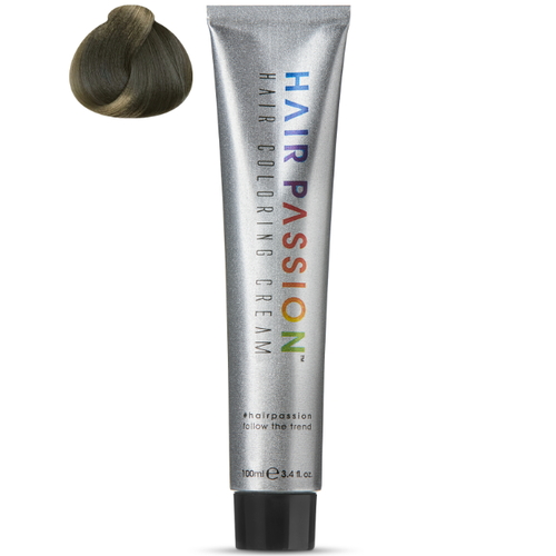 HAIR PASSION, Краска для волос Coloring Cream Ash Collection 8A, 100 мл