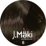 J.MAKI, Стойкий краситель для волос Hair Color 6/0, 60 мл