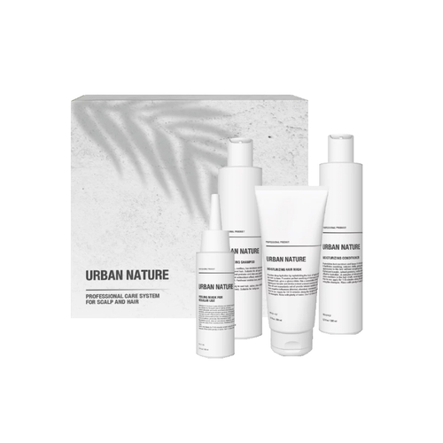 URBAN NATURE, Набор с балансирующим шампунем, 250/250/100/200 мл
