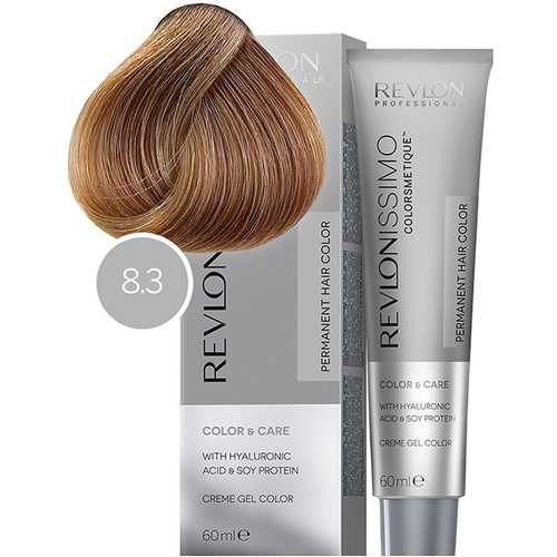 REVLON, Крем-краска для волос Revlonissimo Colorsmetique 8.3, 60 мл