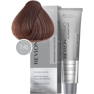 REVLON, Крем-краска для волос Revlonissimo Colorsmetique 7.41, 60 мл