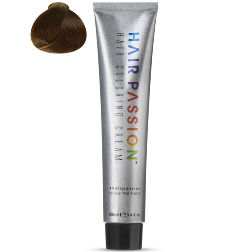 HAIR PASSION, Краска для волос Coloring Cream Gold Collection 7G, 100 мл