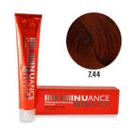 PUNTI DI VISTA, Крем-краска для волос с керамидами Nuance 7.44, 100 мл