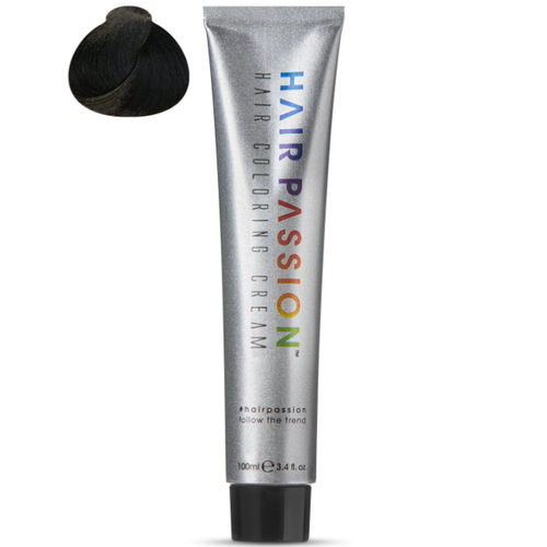 HAIR PASSION, Краска для волос Coloring Cream Natural Collection 4N, 100 мл