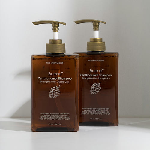 Bueno Питательный шампунь с ксантогумолом Xanthohumol Shampoo 500 мл — изображение 4