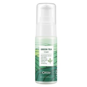 Ottie Легкий увлажняющий крем с зеленым чаем Green Tea Cream 40 мл