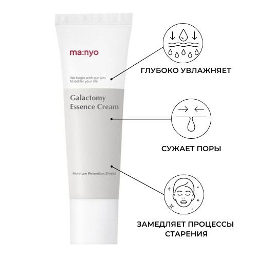 Manyo Крем с галактомисисом и ниацинамидом Galactomy Essence Cream 50мл — изображение 2
